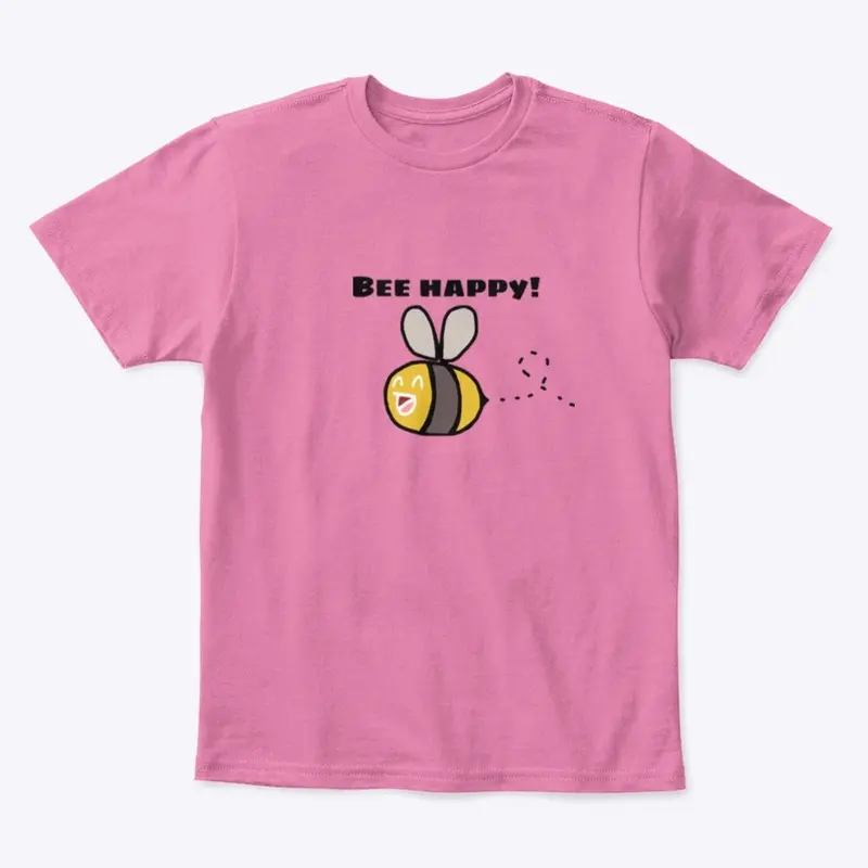 T shirt Kids Bee Happy